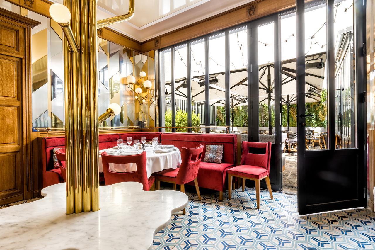 Hotel Restaurant Au Boeuf Couronne Parijs Buitenkant foto